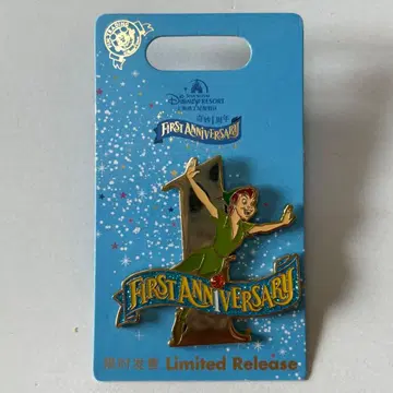 상하이 디즈니 피터팬 퍼스트 기념일 핀 배지