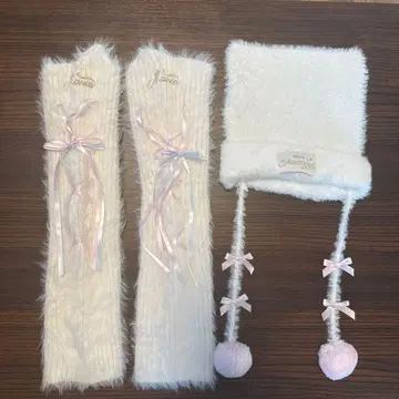 마리짱 니트 모자, 레그 워머 세트