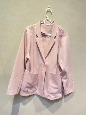 핑크 2 포켓 자켓