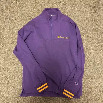 Champion 퍼플 집업 트레이닝복
