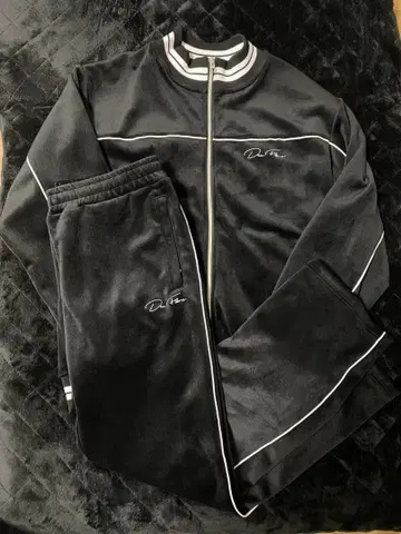 X-LARGE dexfilmz 콜라보 벨로아 셋업 XL