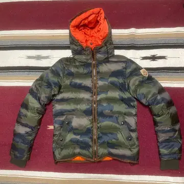 스코치&소다 카모 패턴 다운 자켓