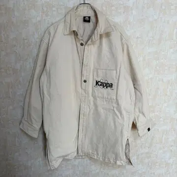 Kappa 베이지 자켓 포켓 부착