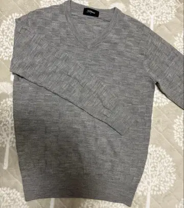 타이틀리스트 Titleist 그레이 V넥 스웨터 남성용 골프 S