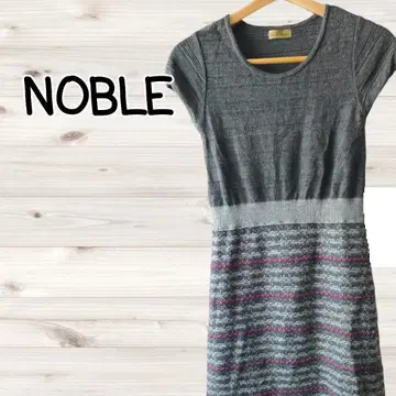 [ 새상품급 ] NOBLE 노블 니트 원피스 울 혼방 일본제
