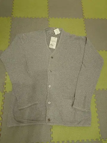 무인양품 그레이 V넥 가디건 L 사이즈