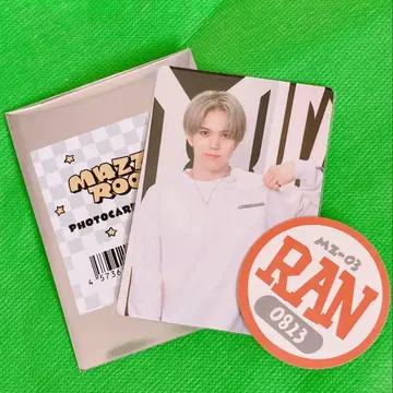 Mazzel Room 포토 카드 스티커 세트 RAN 란