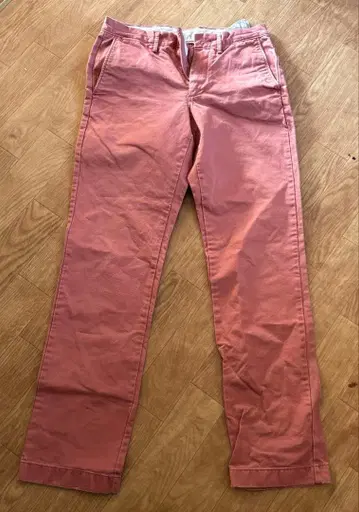 핑크 치노 팬츠