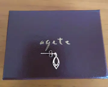 agete K10 리프형 귀걸이(한쪽만)