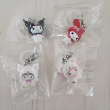 산리오 메지루시 액세서리 복슬복슬 스노우 쿠로미&마이멜로디