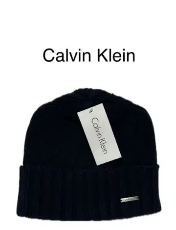 Calvin Klein 네이비 니트 모자