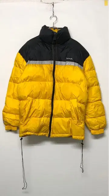 bitch 올드 스케이트 스노우보드 90s 구제 의류 리플렉터 다운 자켓