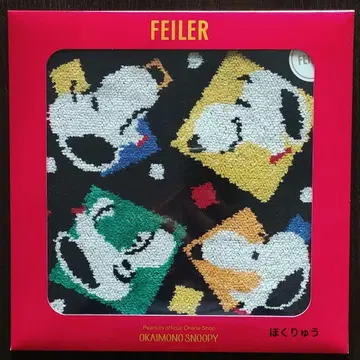 [ 신상 완판템 ] 페일러 쇼핑 스누피 퍼니 페이스 손수건