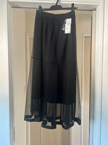 야마다야 플레어 스커트 블랙 사이즈 38