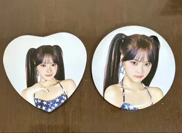 르세라핌 움채 FEARNADA 캔뱃지 하트