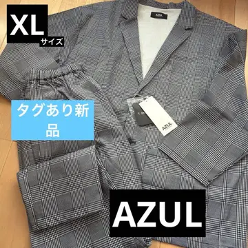 AZUL 하운드투스 체크 패턴 캐주얼 수트