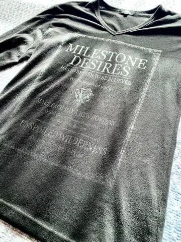 버닝 쇼 롱 티셔츠 (블랙)