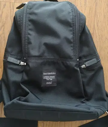 marimekko 블랙 백팩 백팩
