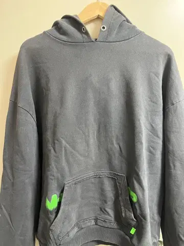 M+RC NOIR 마르쉐노아 후드티 로고 그레이