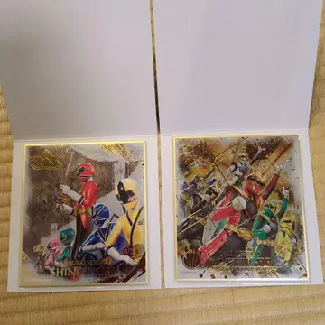 슈퍼 전대 색지 ART No.1,08 고쥬우쟈 사무라이 전대 신켄쟈