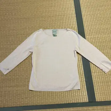 시빌라 라이트 핑크 7부 소매 니트