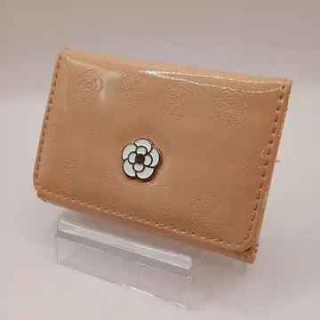 CLATHAS 클레이사스 3단 폴더형 미니 지갑 베이지