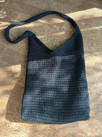 크로셰 패턴 숄더백