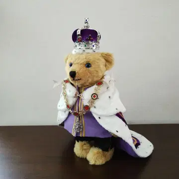 멜리소트 찰스 국왕 대관식 미사용 새상품 봉제 인형 영국