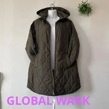 글로벌 워크 라이트 웜 퀼트 롱 코트