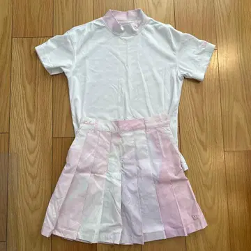 최종 가격 인하! 뉴에라 골프웨어 세트 화이트/핑크