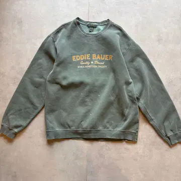 미국제 EddieBauer 맨투맨 M 카키