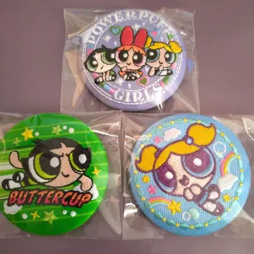 파워퍼프걸 배지 세트