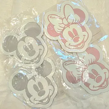 Francfranc 미키 미니 코스터 4세트