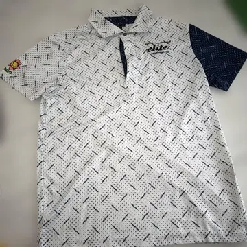 elite grips 도트 패턴 피케 셔츠 L 사이즈