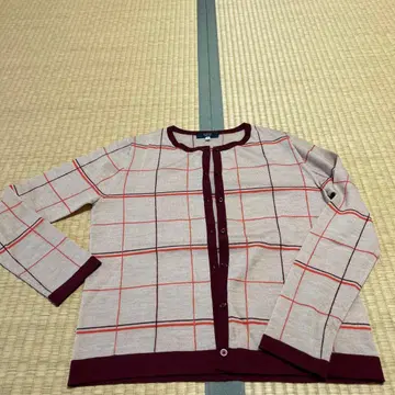 KEITH 체크 무늬 가디건 38