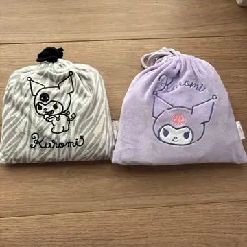 쿠로미 여성용 양말 세트 해피백 2세트