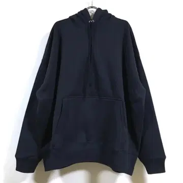 새상품 속기모 빅 실루엣 후드티 긴팔 무지 남성용 네이비 XL