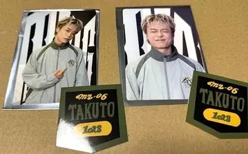 2종류 세트 마제베야 포토 카드 스티커 세트 TAKUTO 타쿠토