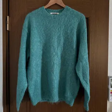 AURALEE BRUSHED SUPER KID MOHAIR KNIT