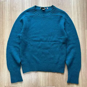 진품 80s L.L.Bean 니트 영국제 셰틀랜드 울