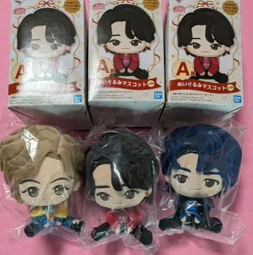 미세스 그린애플 제일복권 A상 봉제 인형 마스코트 3종 세트