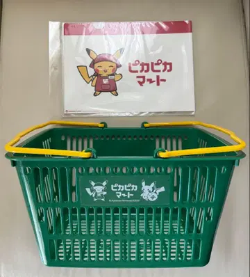 미사용 새상품 포켓몬 피카피카마트 바스켓 클리어 파일 피카츄