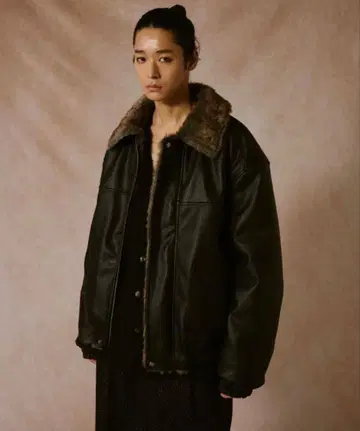 CAMPHOR WOOD reversible flight jacket