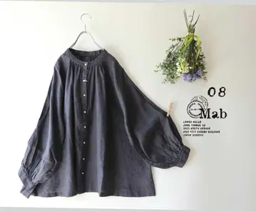 새상품 할인 08맵 진그레이 볼륨 소매 A라인 블라우스 넉넉한 1000