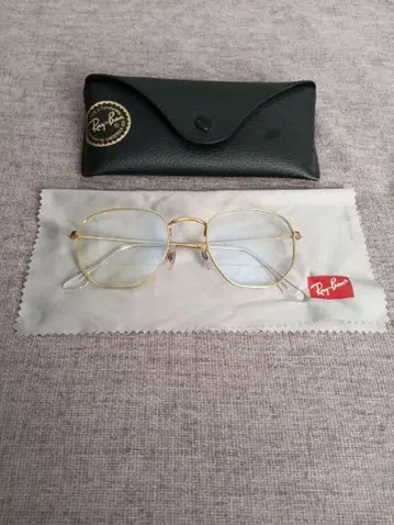 레이밴 골드 옥타고날 안경