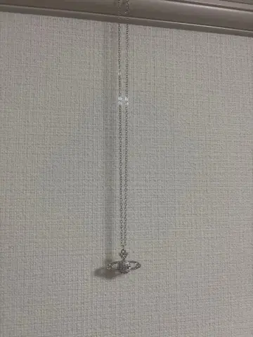 토성 모티브 실버 목걸이