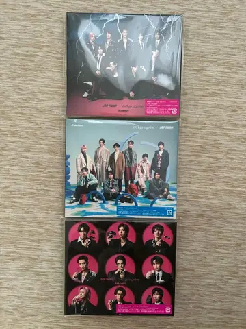 Snow Man LOVE TRIGGER CD 3매 세트
