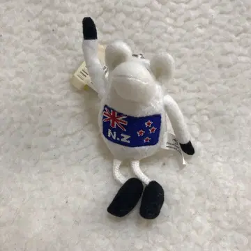 새상품 뉴질랜드 양 키링 국기 봉제 인형 NZ 택 포함
