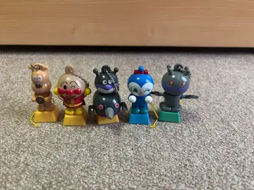 호빵맨 피규어 5체 세트 스트랩 포함