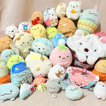 스미코구라시 봉제 인형 키링 스트랩 파우치 묶음 판매